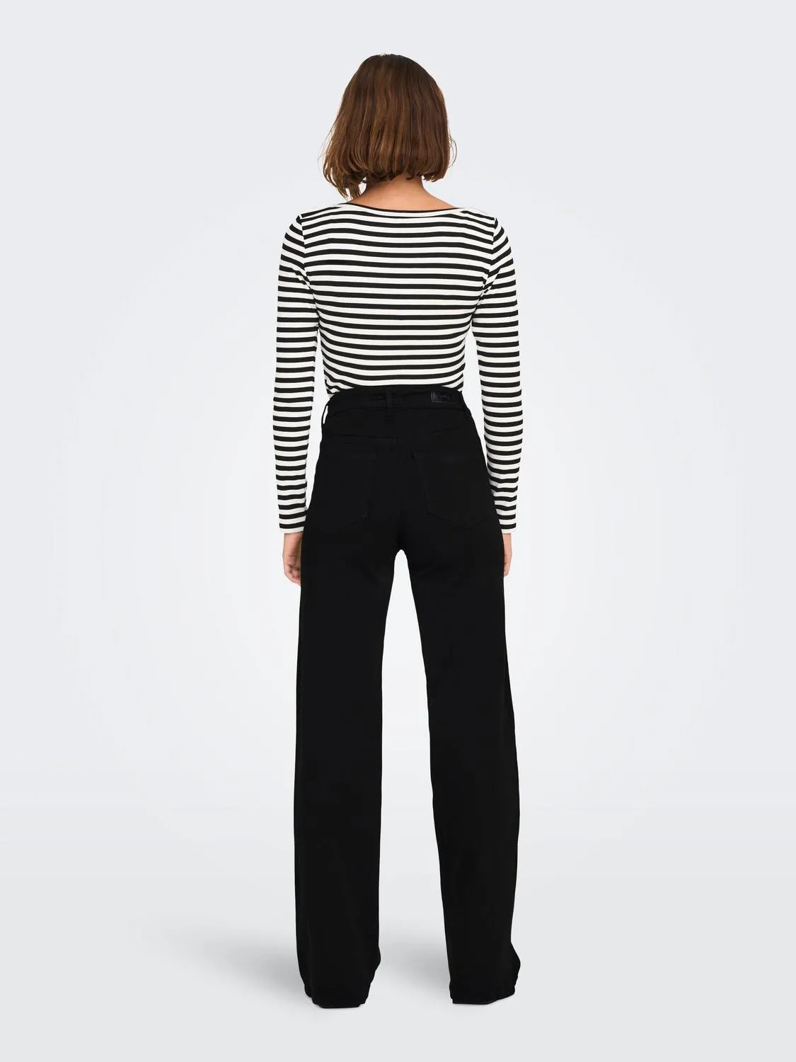 Only - Madison Blush Raka Jeans Svart - 3