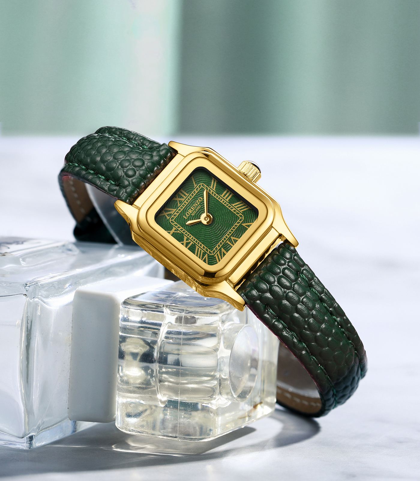 Lorenzo Vanessa Cuoio Oro Verde - 6