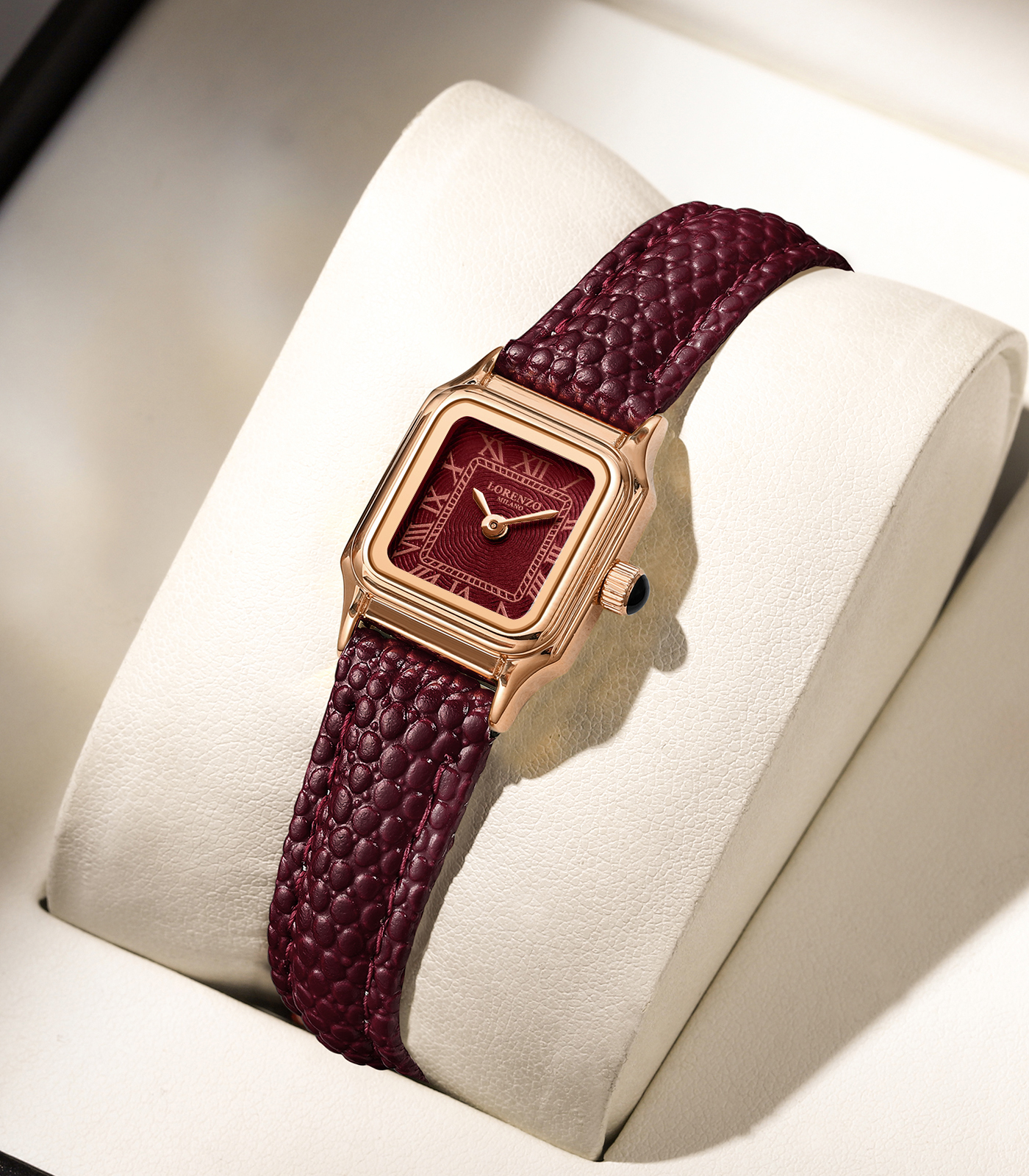 Lorenzo Vanessa Cuoio Oro Rosa Rosso - 4