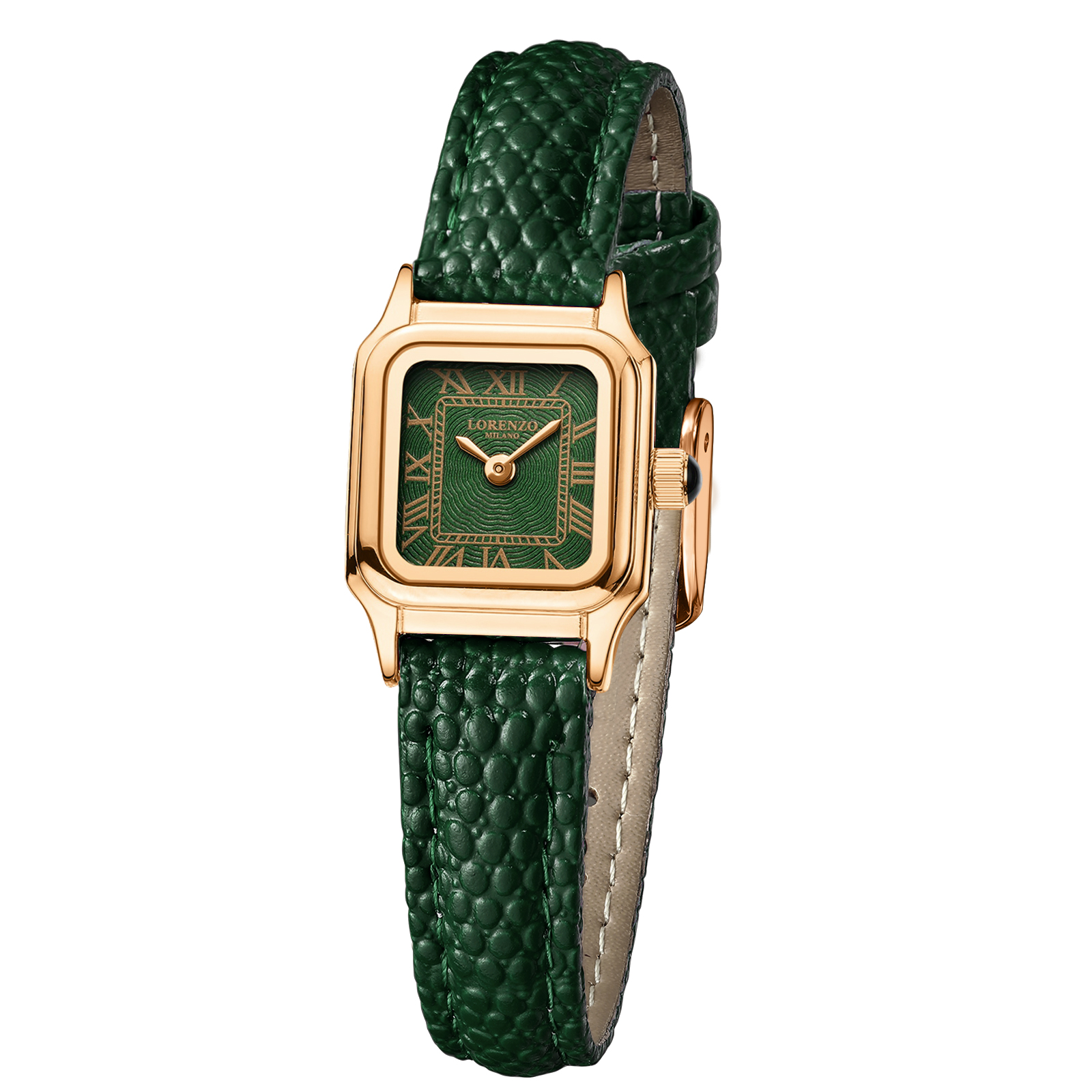 Lorenzo Vanessa Cuoio Oro Rosa Verde - 3