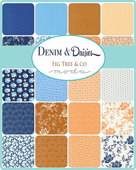 Moda Denim & Daisies Charm Pack 5"