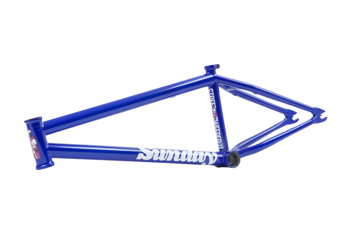 Sunday Street sweeper Frame  Gloss Metallic Blue