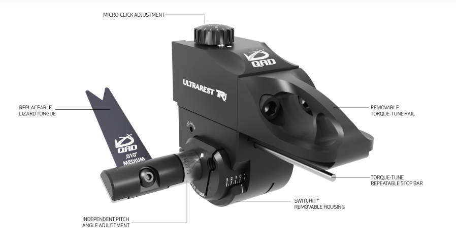 QAD Arrow Rest Compound Ultra Tri - 2