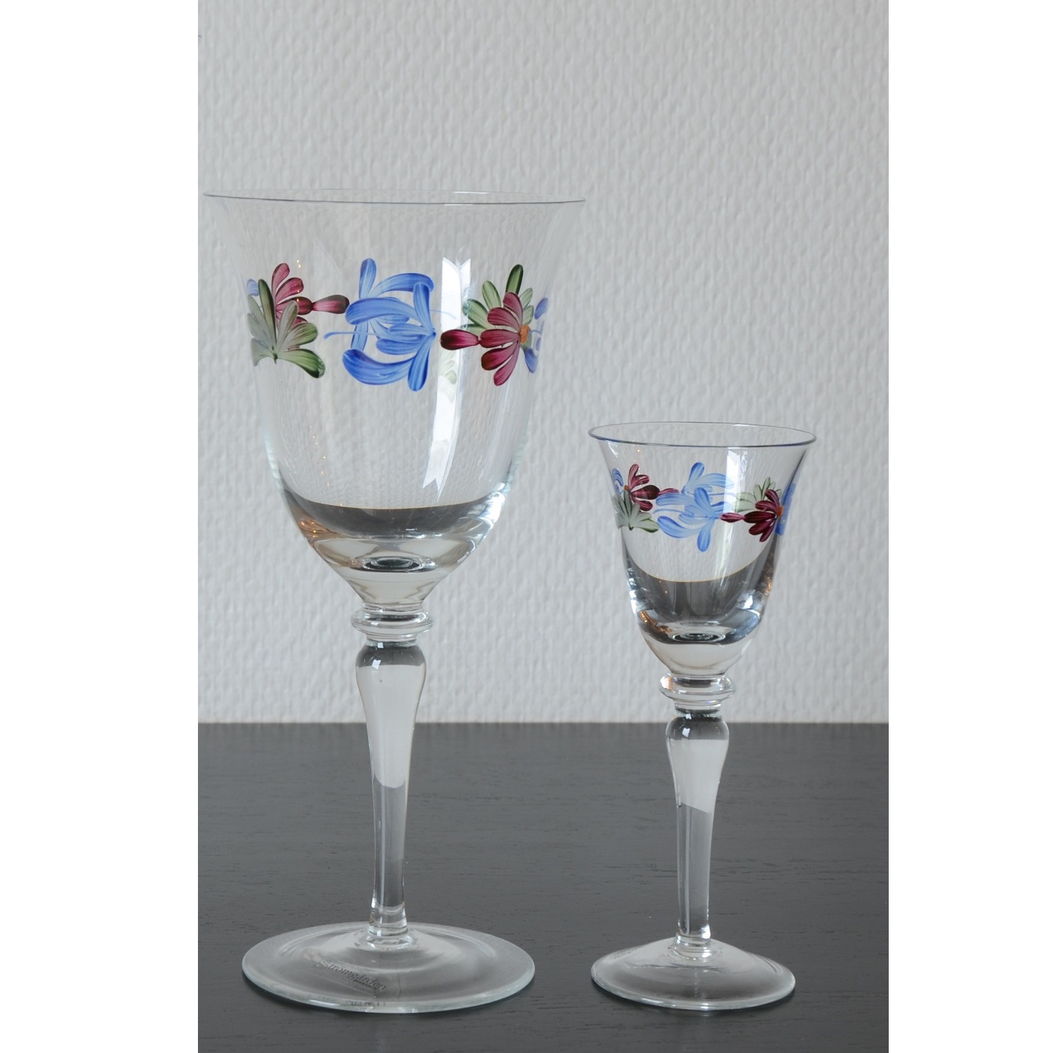 Glasserie Elin 12 delar Handmålat glas Strömgården