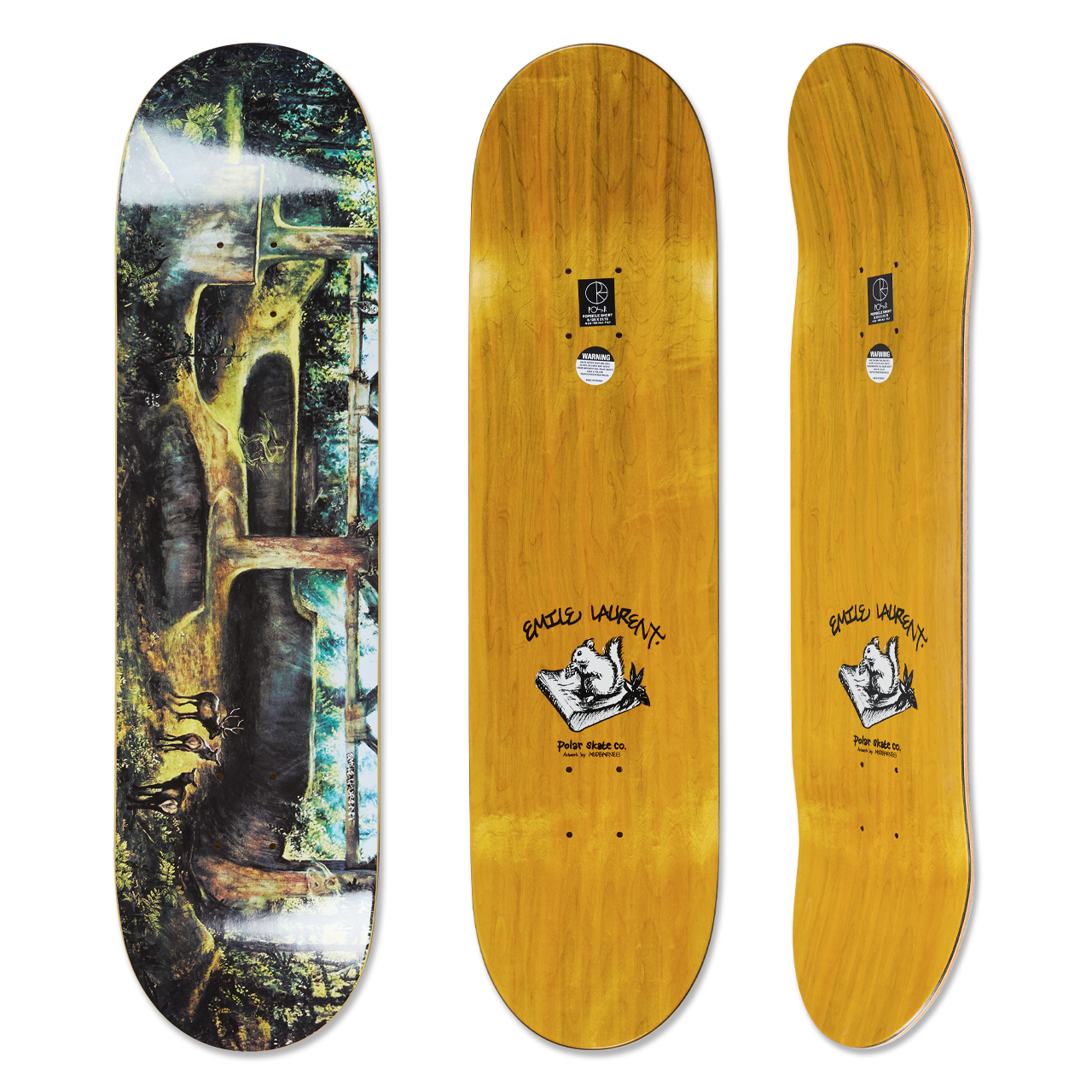 Polar Skate Co. Emile Laurent Turtle Town - Deck - 8.5
