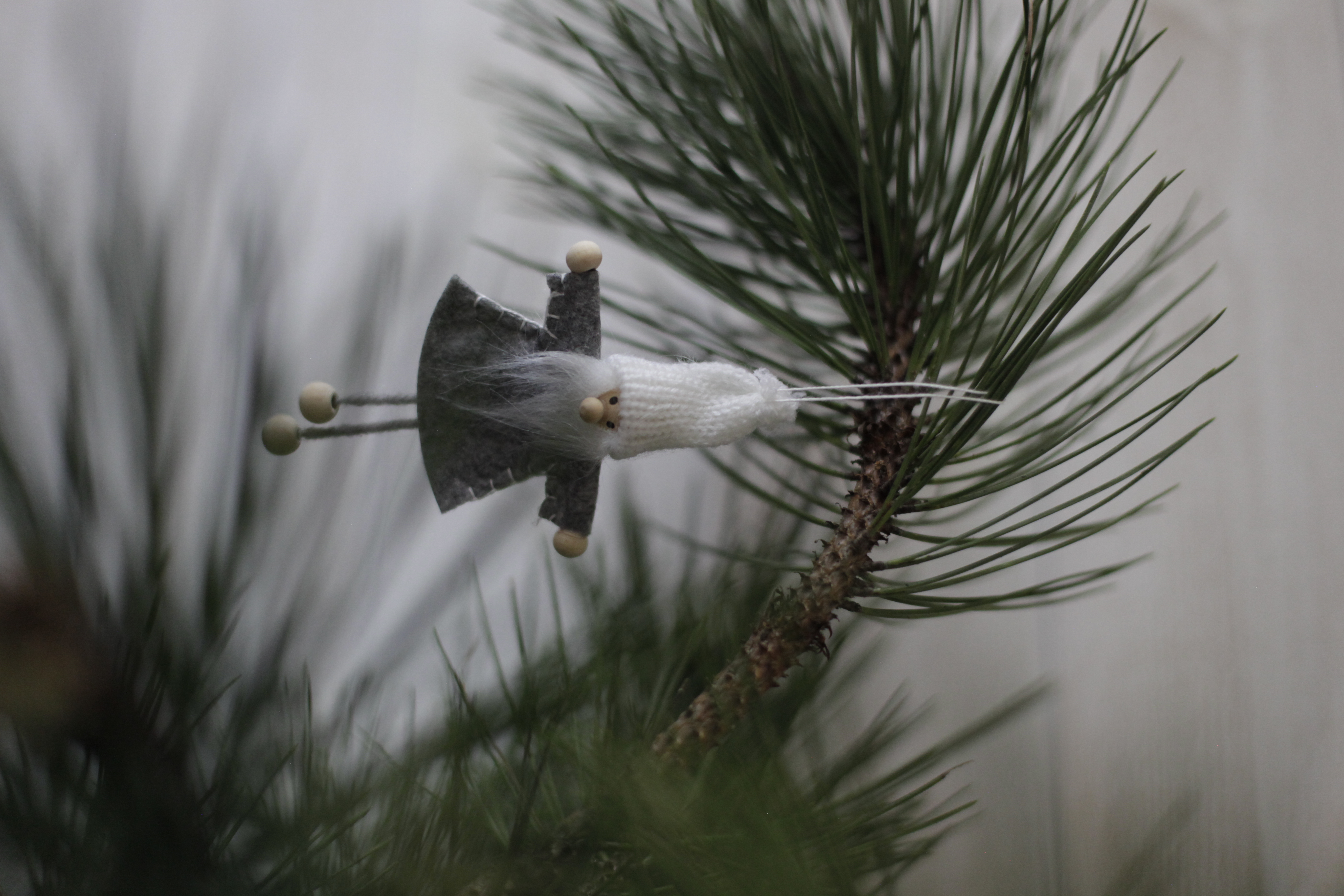 JULGRANSDEKORATION - TOMTE 3-PACK/GRÅ - 2