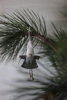 JULGRANSDEKORATION - TOMTE 3-PACK/GRÅ