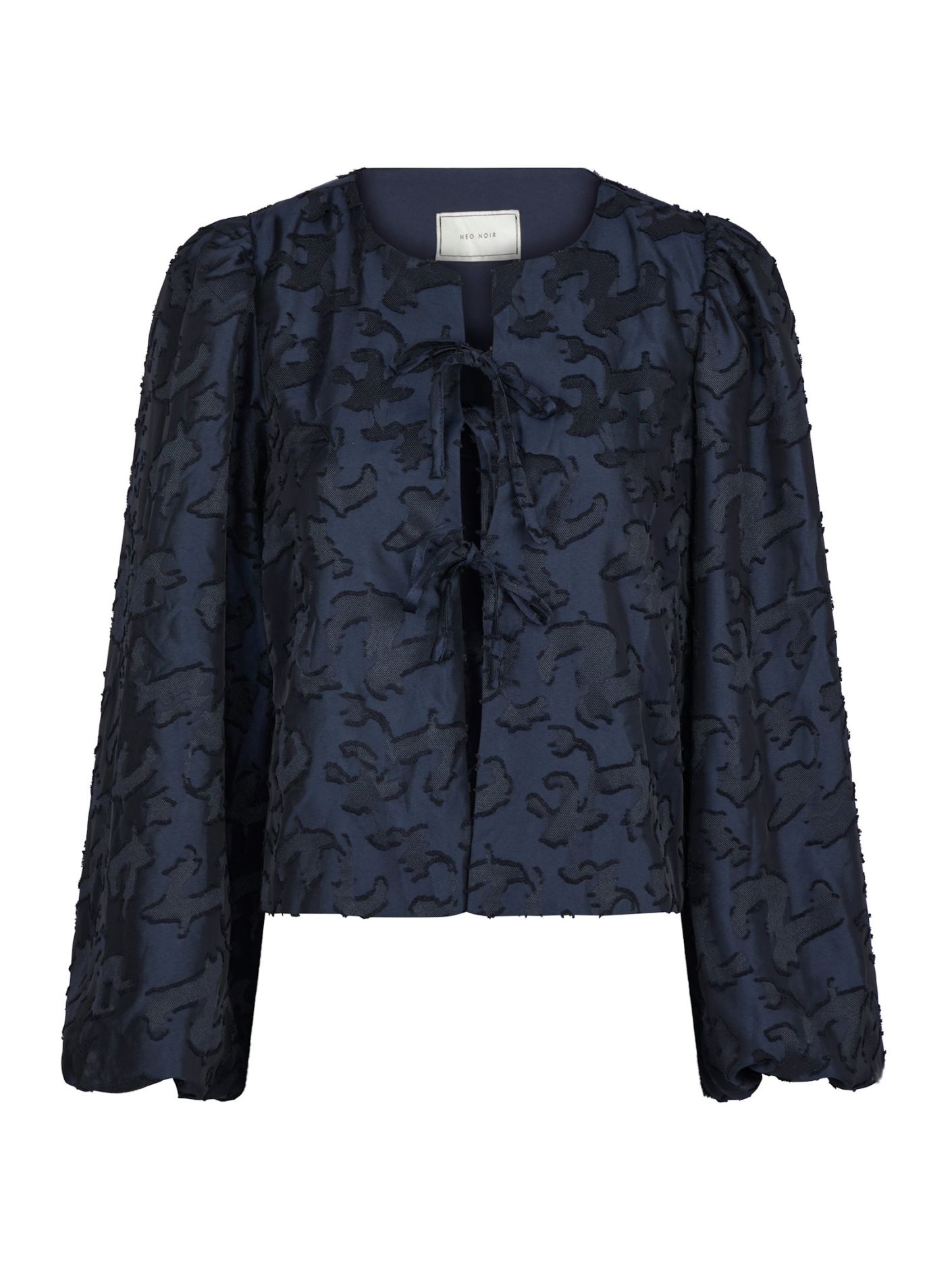 Neo Noir  - Daliska Artwork Blouse Navy - 4