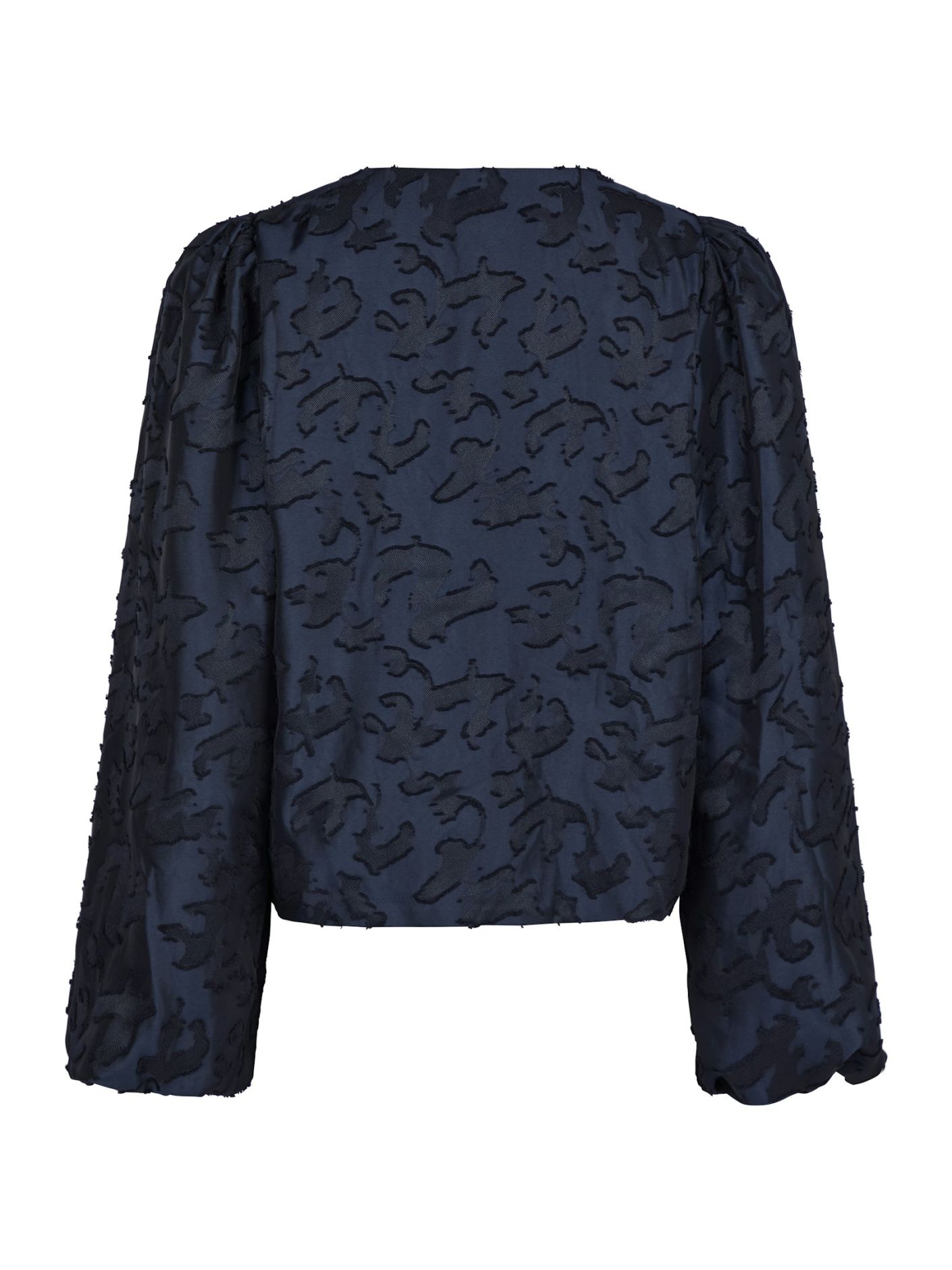 Neo Noir  - Daliska Artwork Blouse Navy - 5