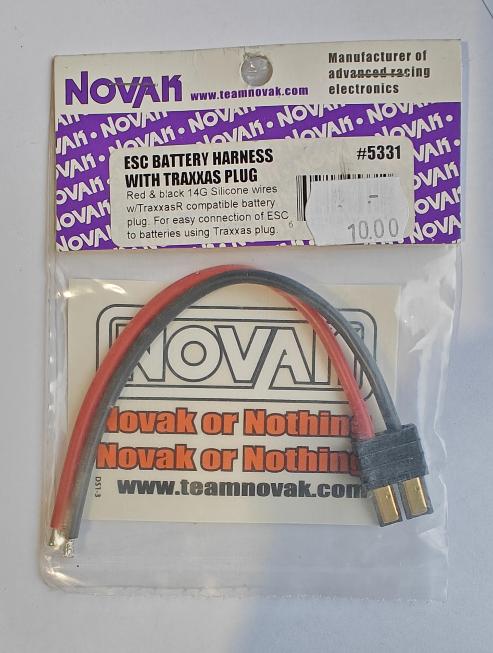 Novak 5331 ESC battery harness with traxxas plug