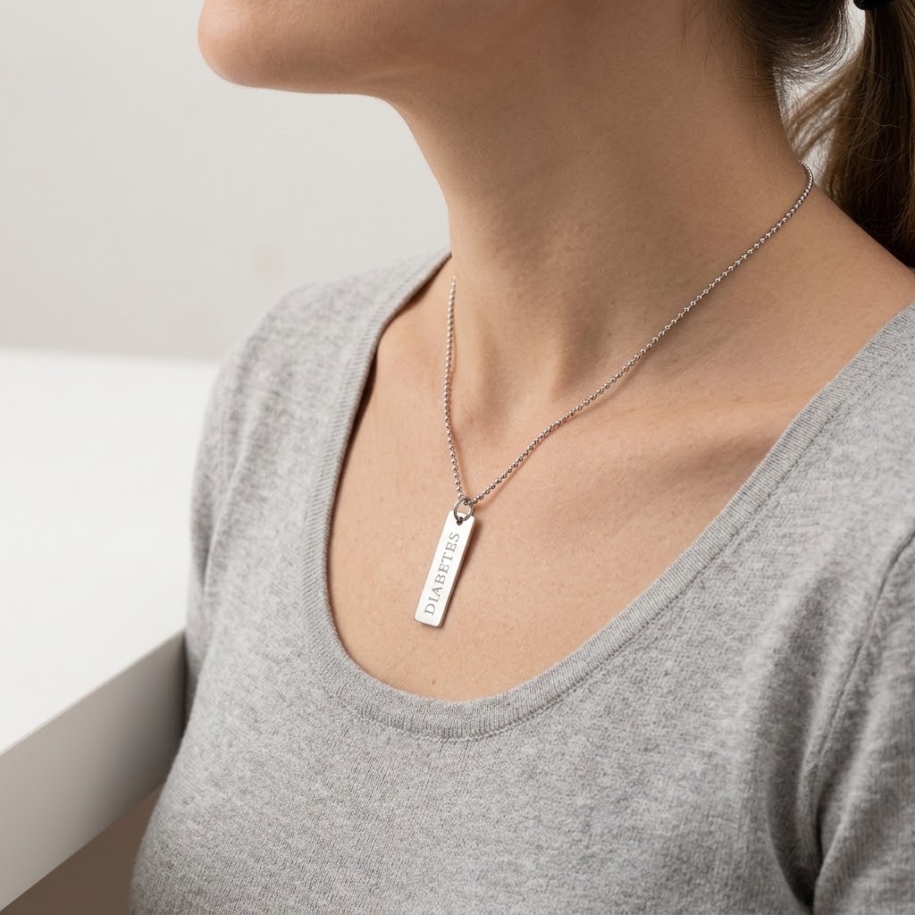 Dogtag Medicin & ICE Bricka - Silver - 3