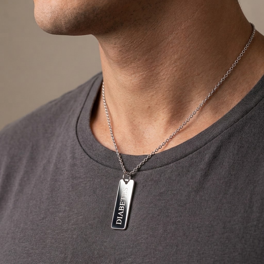 Dogtag Medicin & ICE Bricka - Silver - 4