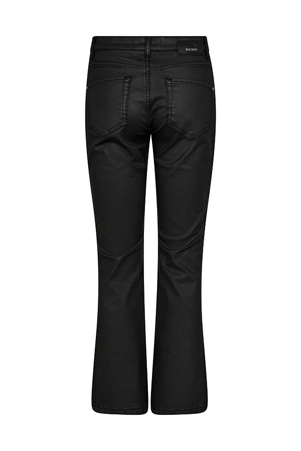 Mos Mosh - MMAshley Coated Pant Black - 4