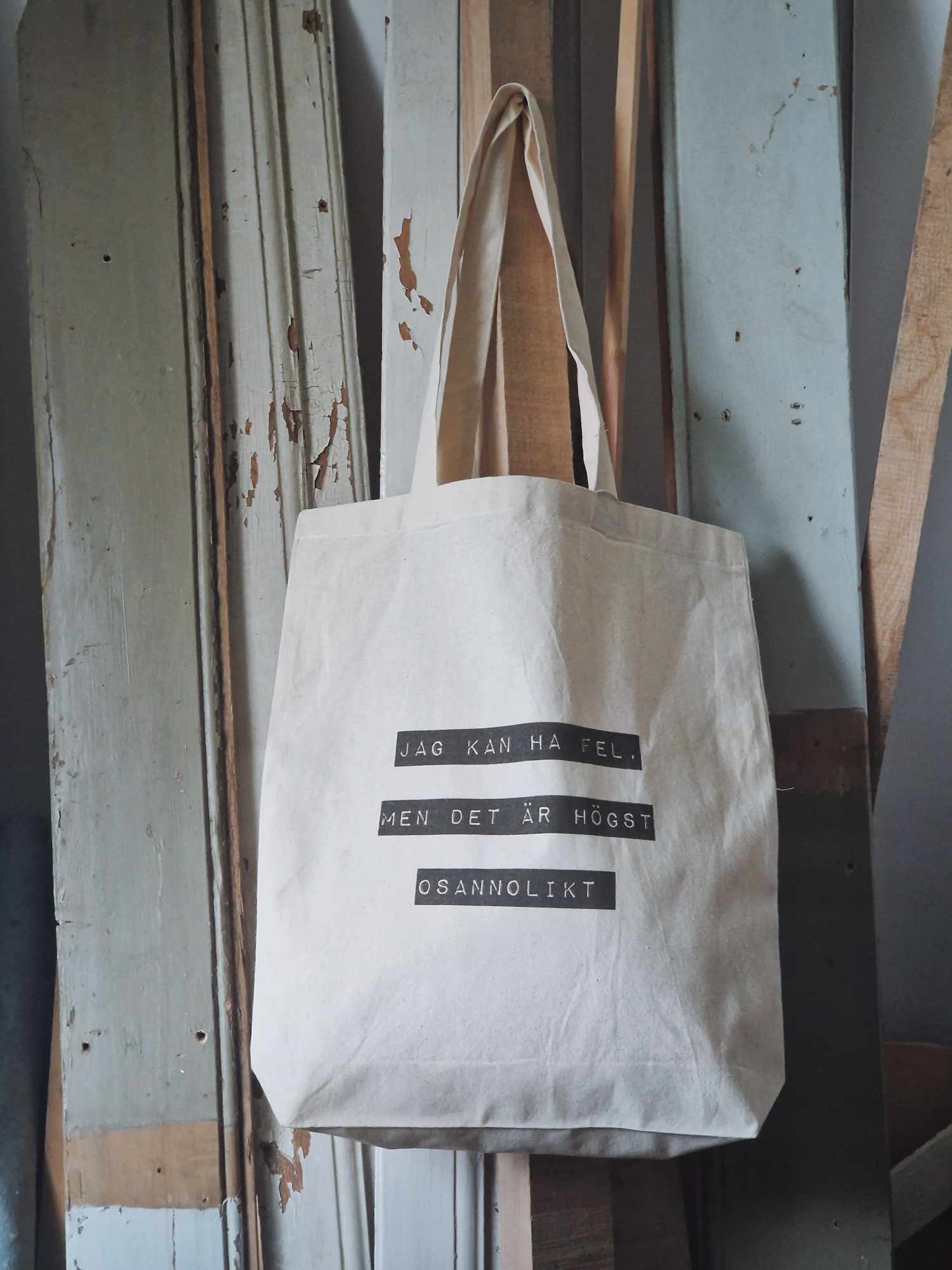 Cloth bag - I could be wrong, but it's highly unlikely