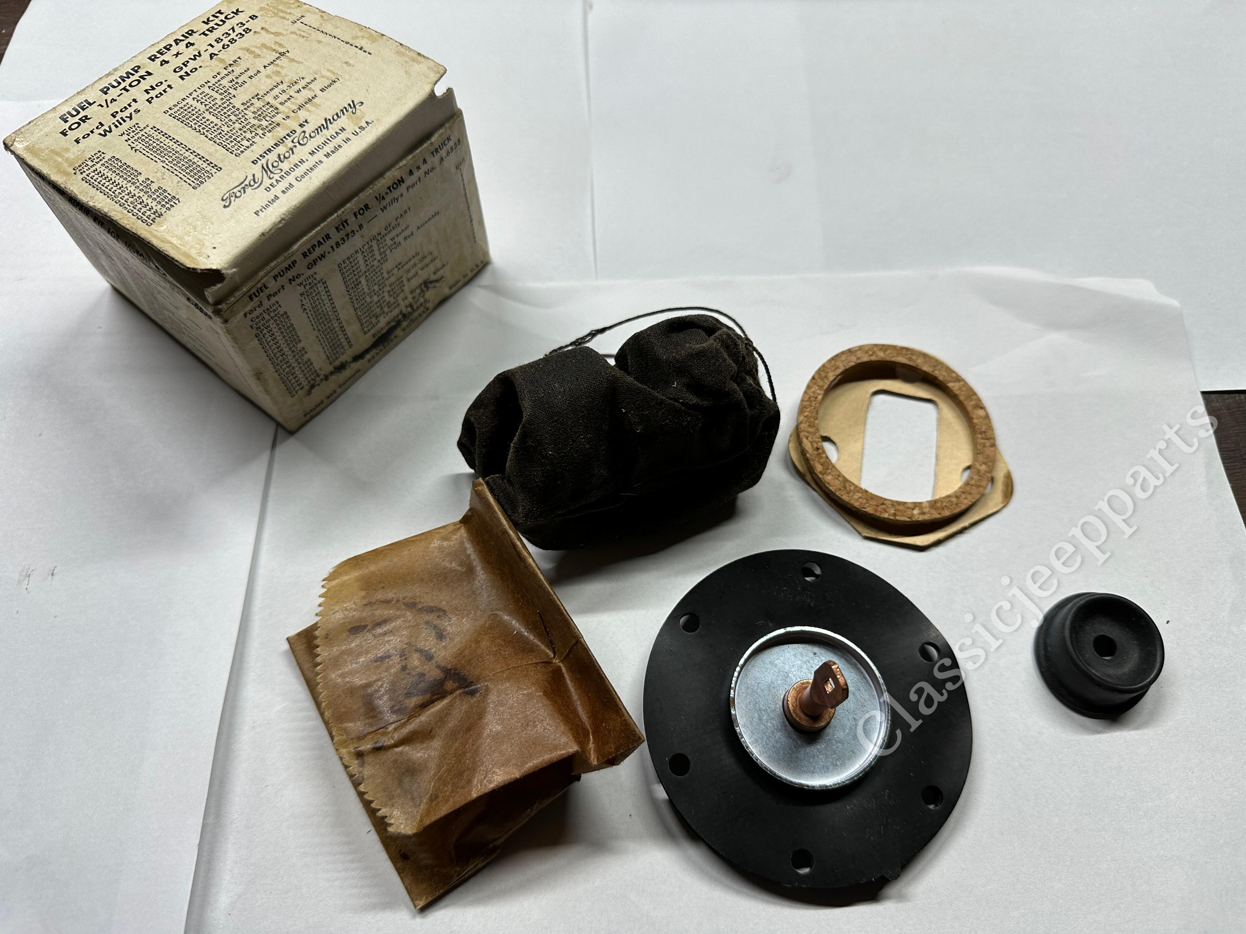Reparationssats bränslepump WILLYS MB FORD GPW NOS