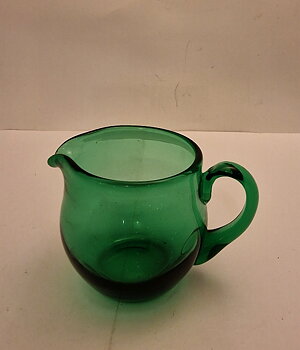 Reijmyre emerald green cream jug