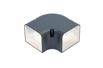 Speedi-Duct Plan vinkel 90°  70 x 65 mm Grå