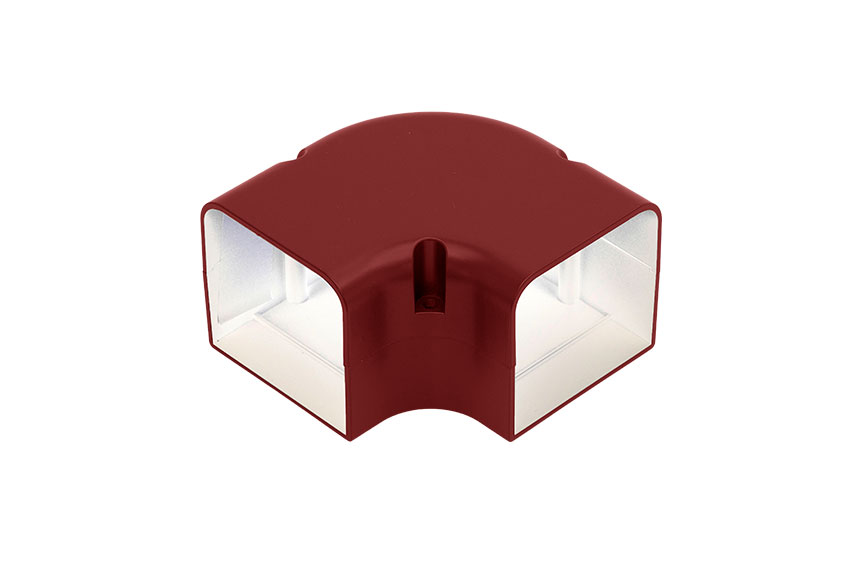 Speedi-Duct Plan vinkel 90°  70 x 65 mm Falurød