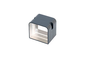 Speedi-Duct Anslutningskåpa 70 x 65 mm Grå