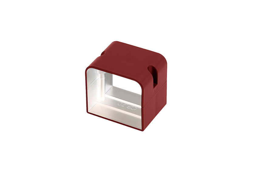Speedi-Duct Tilkoblingsdeksel 70 x 65 mm Falurød