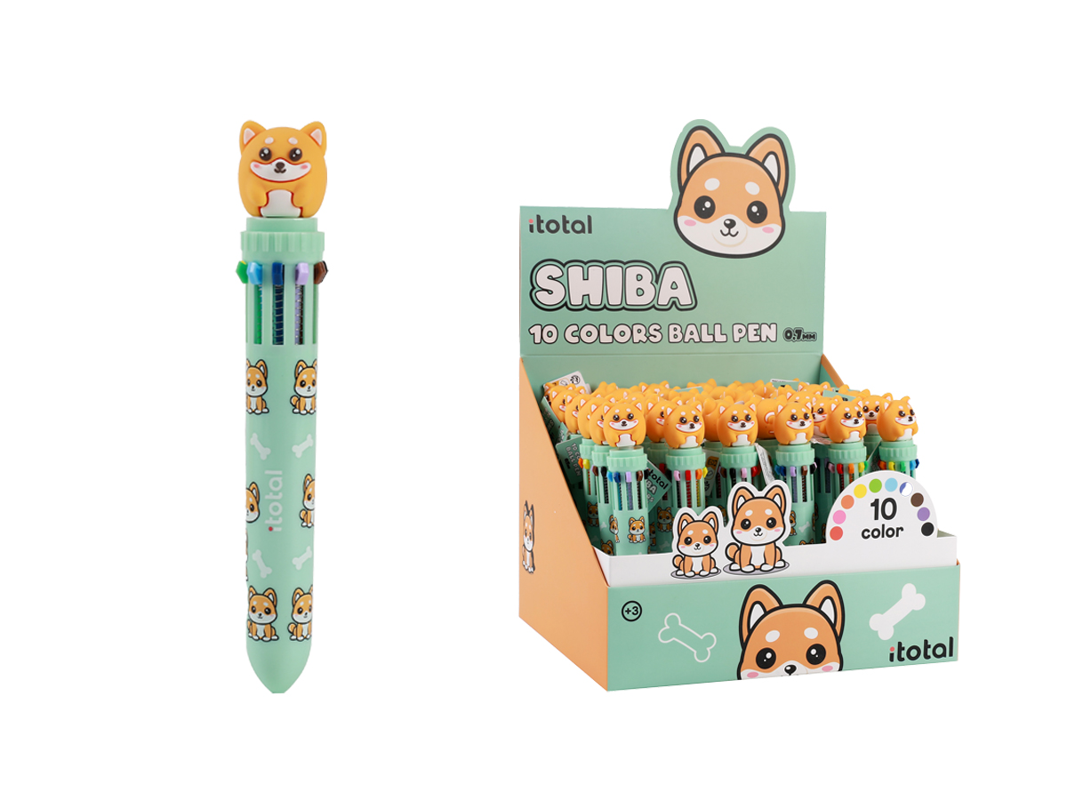 Penna 10 färger Shiba