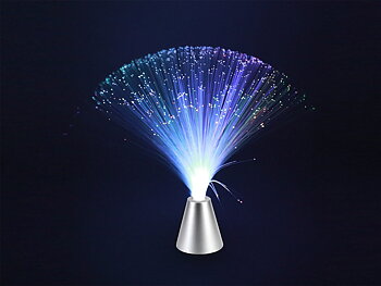 Fiberlampa färgskiftande