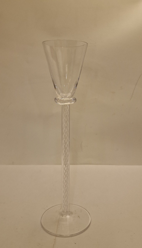 Pinnar F snapsglas spiral i benet