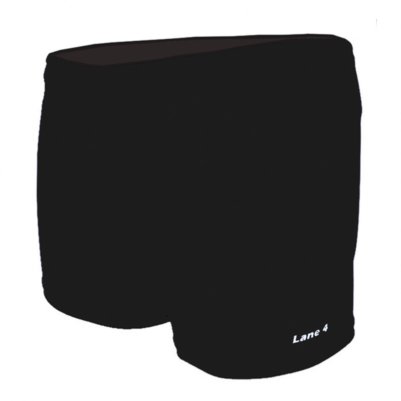 Badehose Klassische Boxer Schwarz