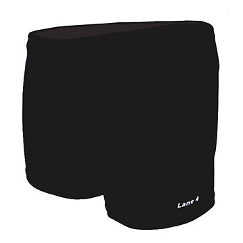 Badehose Klassische Boxer Schwarz
