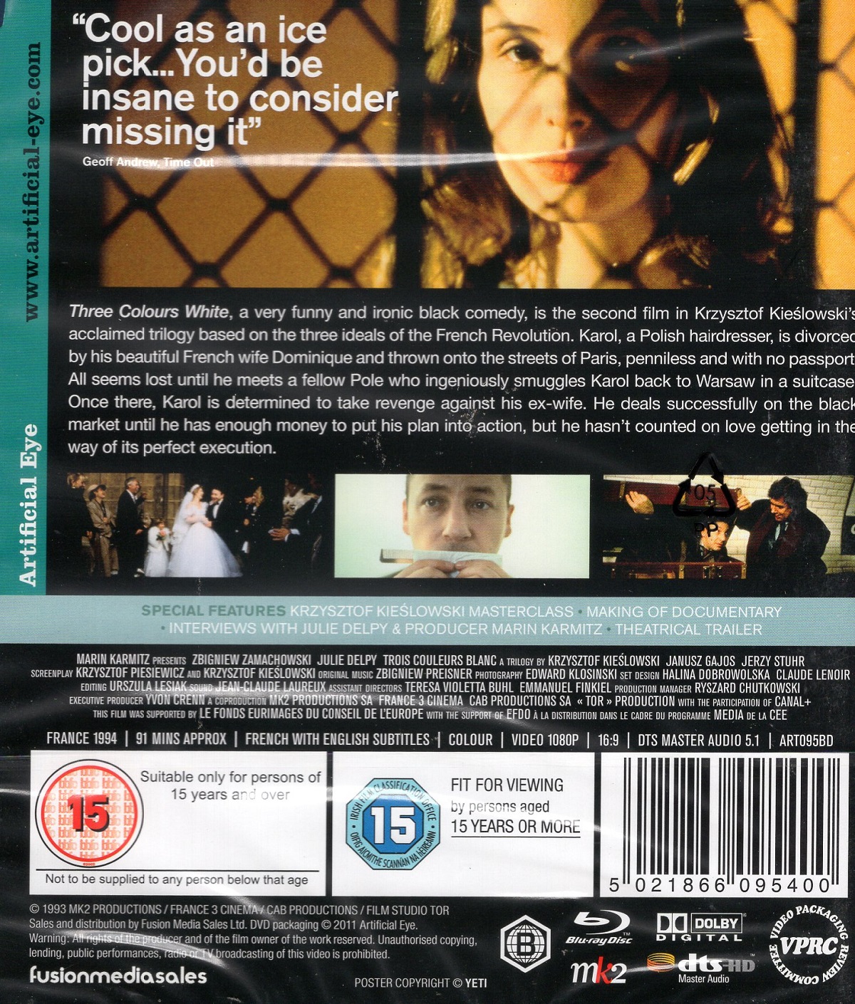 Three Colours: White (ej svensk text) (Blu-ray) - 2