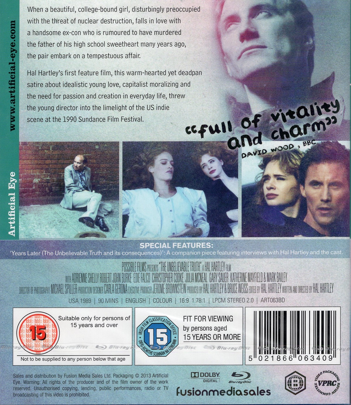 Unbelievable Truth (ej svensk text) (Blu-ray) - 2