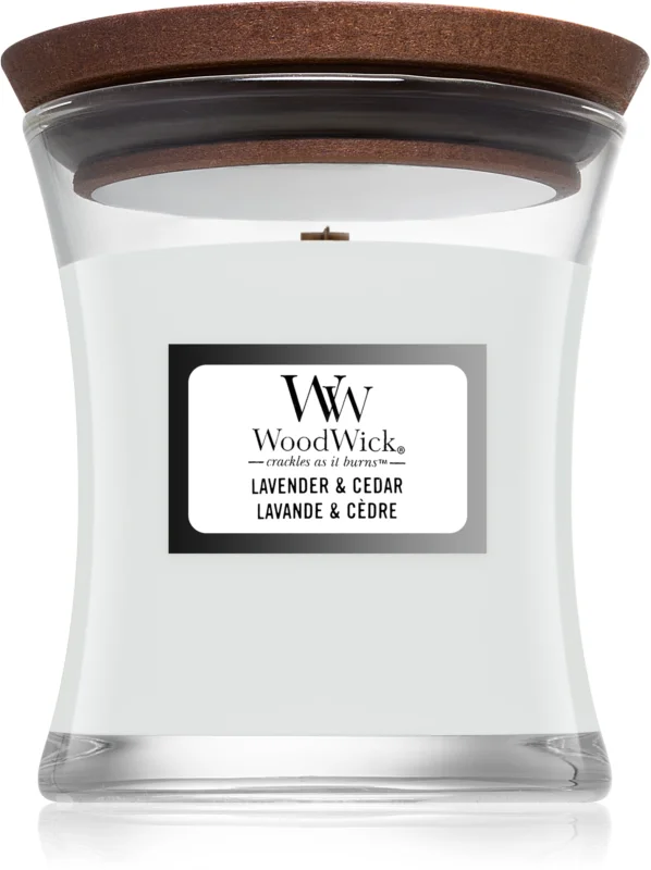 Mint Lavender & Cedar Doftljus, Mini, WoodWick