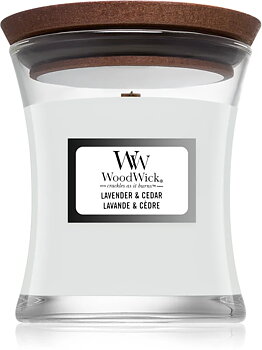 Mint Lavender & Cedar Doftljus, Mini, WoodWick
