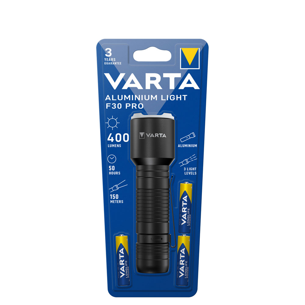 Ficklampa - VARTA Aluminium Light F30 Pro - 2