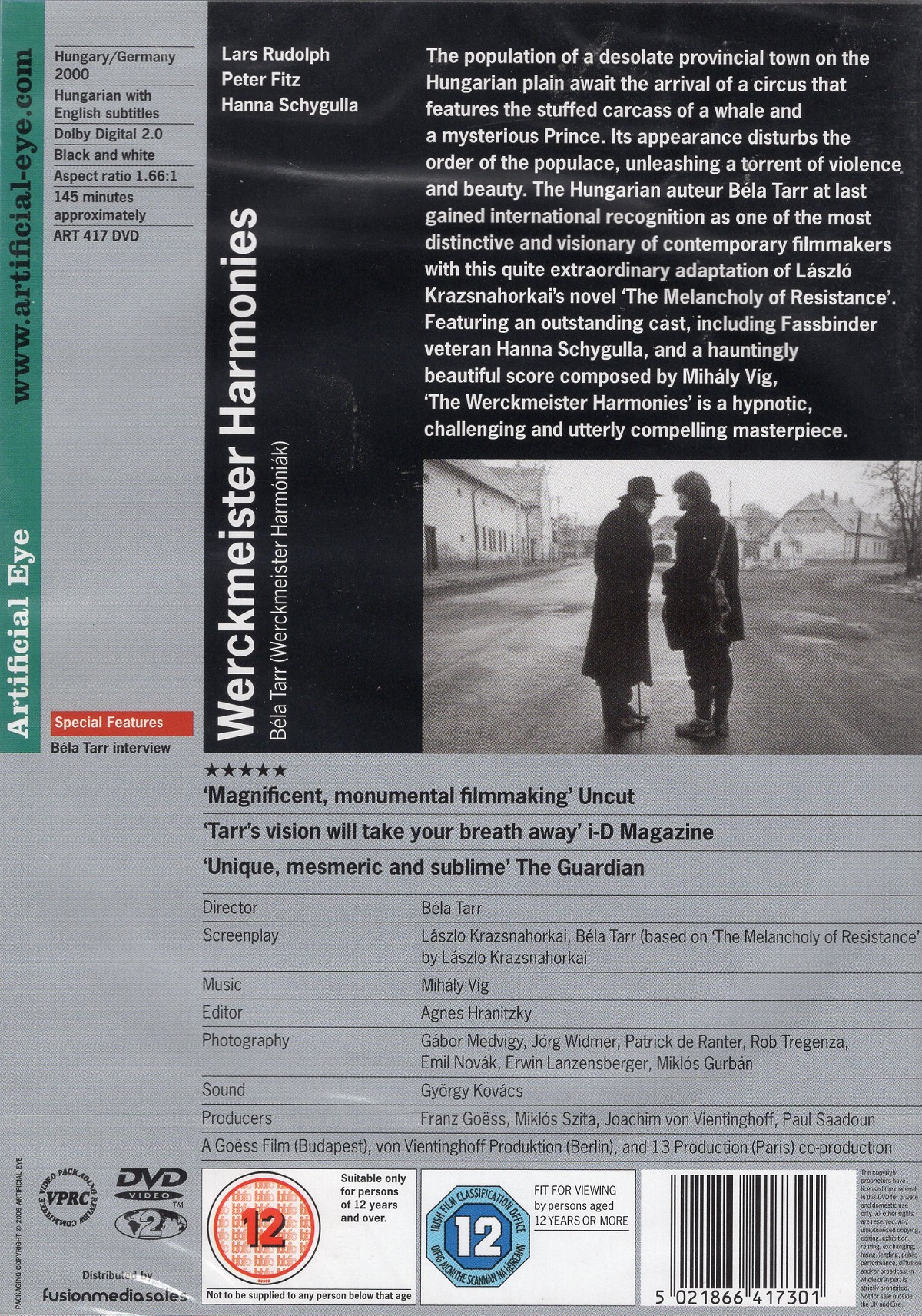 The Werckmeister Harmonies (ej svensk text) - 2