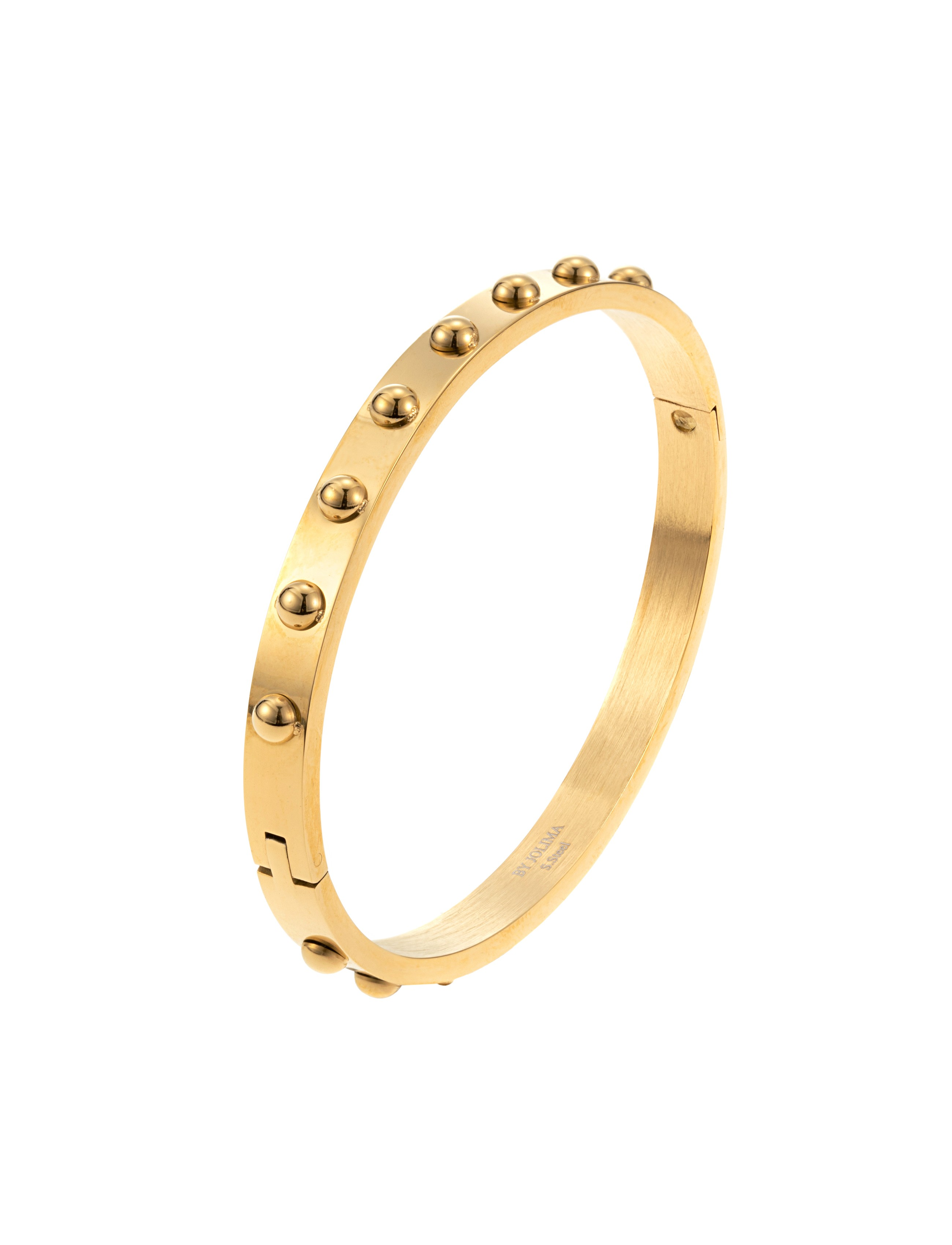 Fiona Dot Bangle Gold - By Jolima