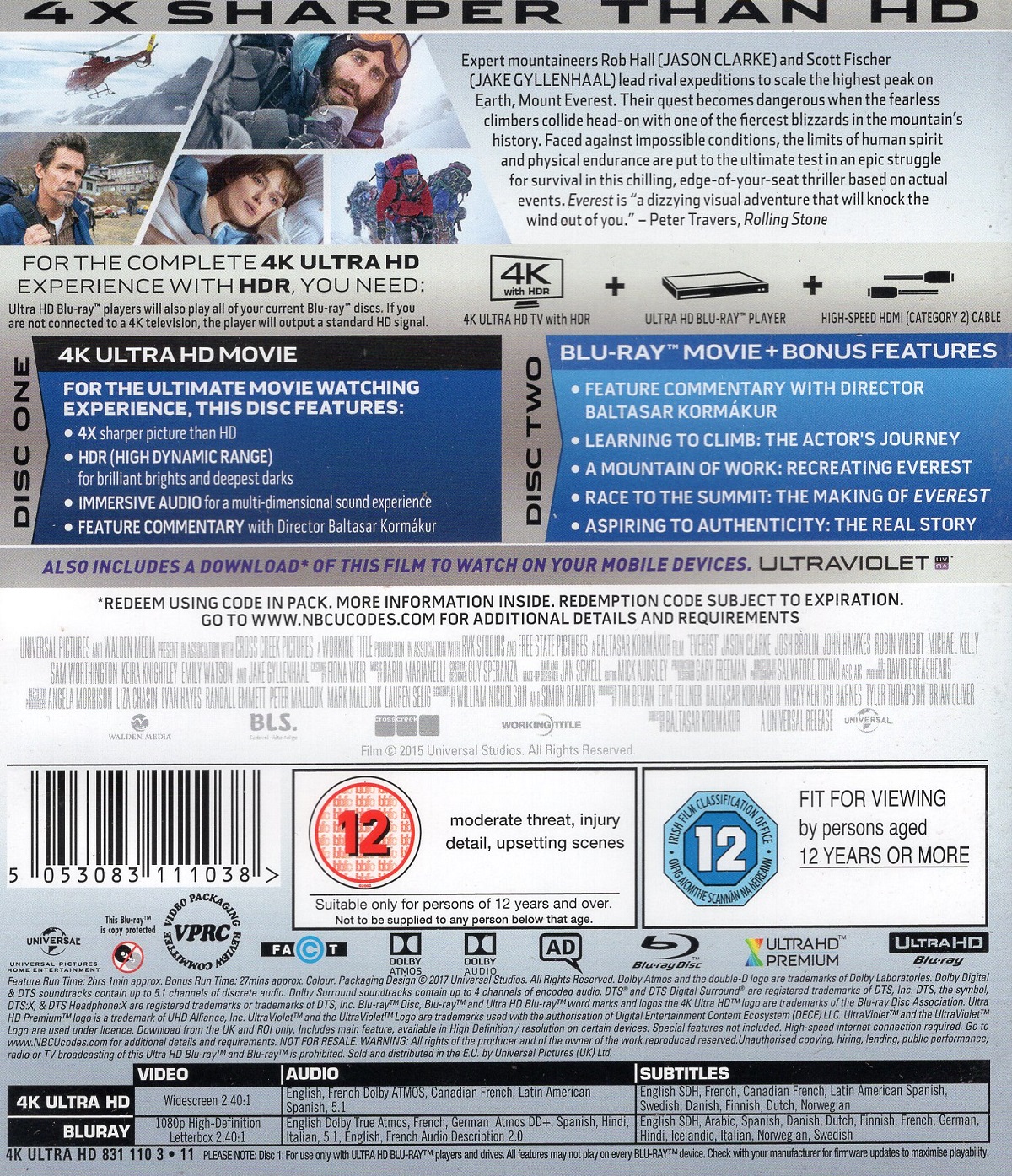 Everest (4K Ultra HD + Blu-ray) - 2