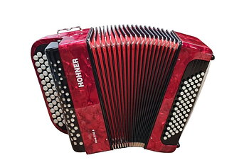 HOHNER Nova II 60 A, Röd, C-stepped