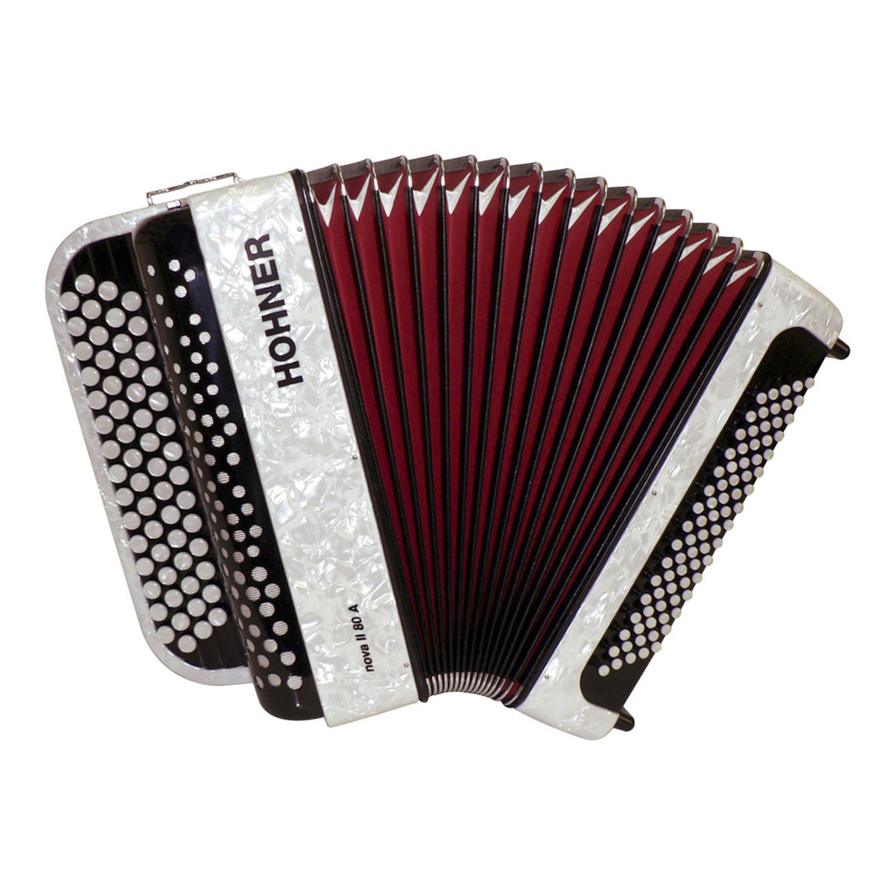 HOHNER NOVA II 60A, White, C-stepped