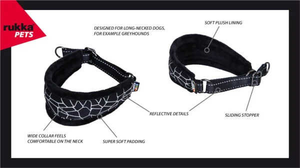 Rukka Cube Hound Collar -  Extra brett halvstryp - 3