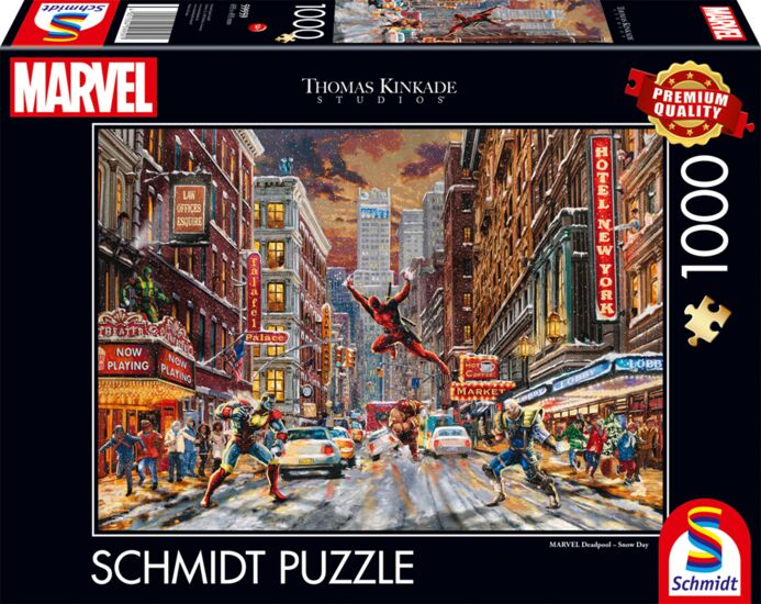 Marvel Deadpool- Snow Day, 1000 bitar Schmidt - 2