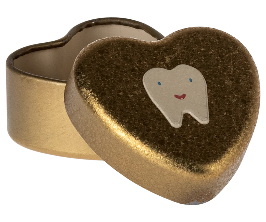 Maileg - Tandburk, Liten Guld - 2