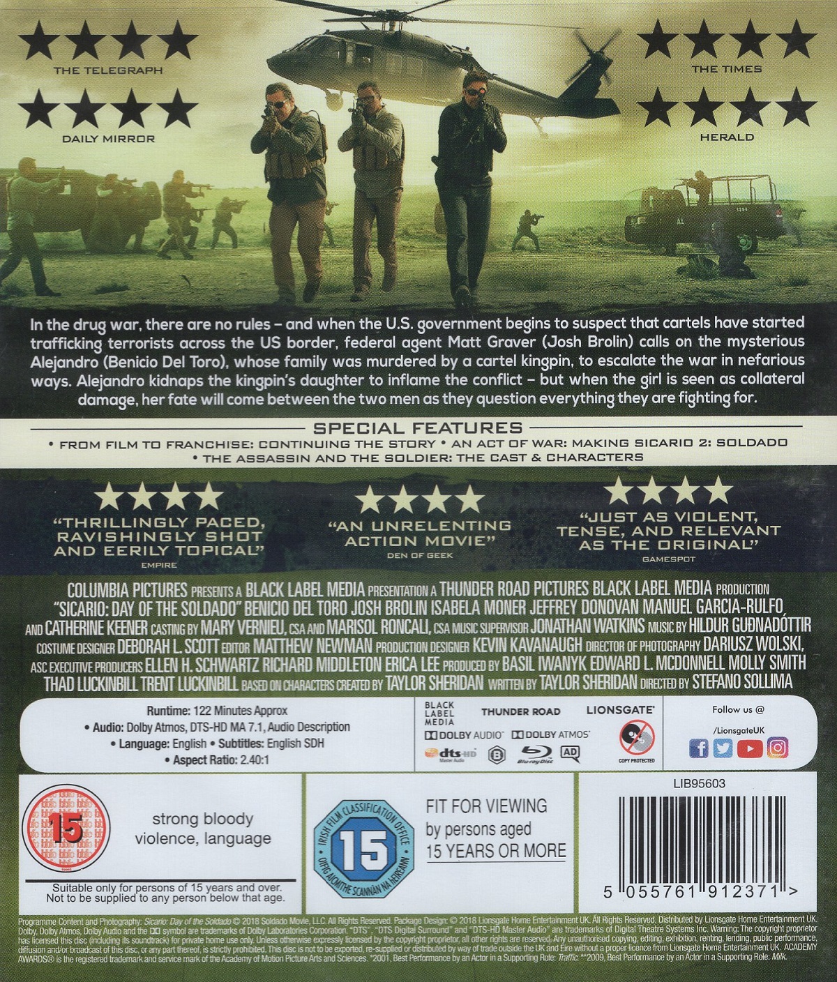 Sicario 2: Soldado (ej svensk text) (Blu-ray) - 2