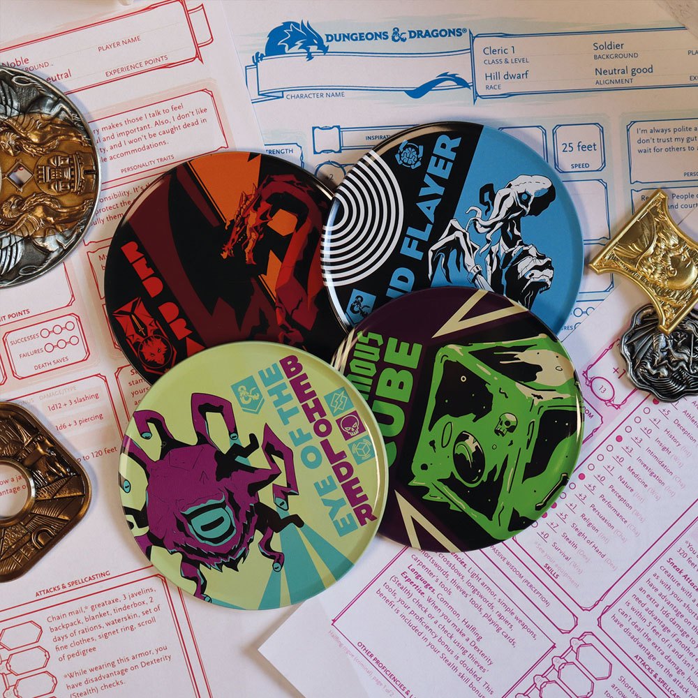 Dungeons & Dragons Coaster 4-Pack - 4