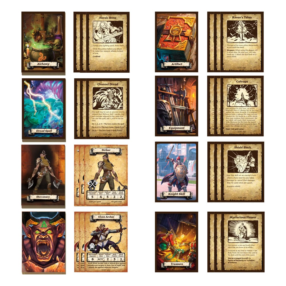 HeroQuest Board Game Expansion Rise of the Dread Moon Quest Pack - 3