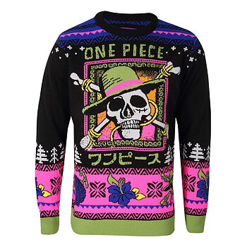 One Piece Sweatshirt Christmas Jumper Skull