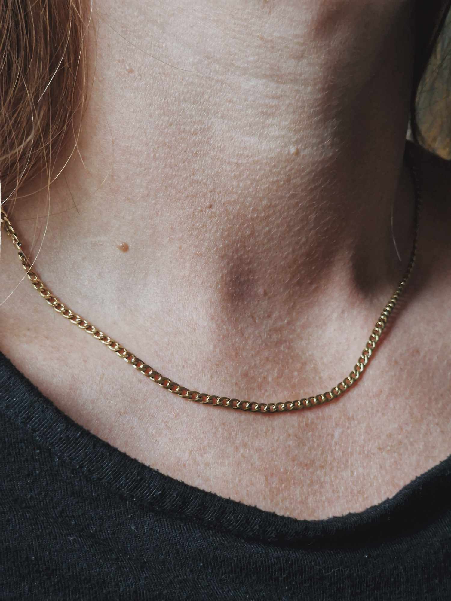 neckless johanna, goldcolor