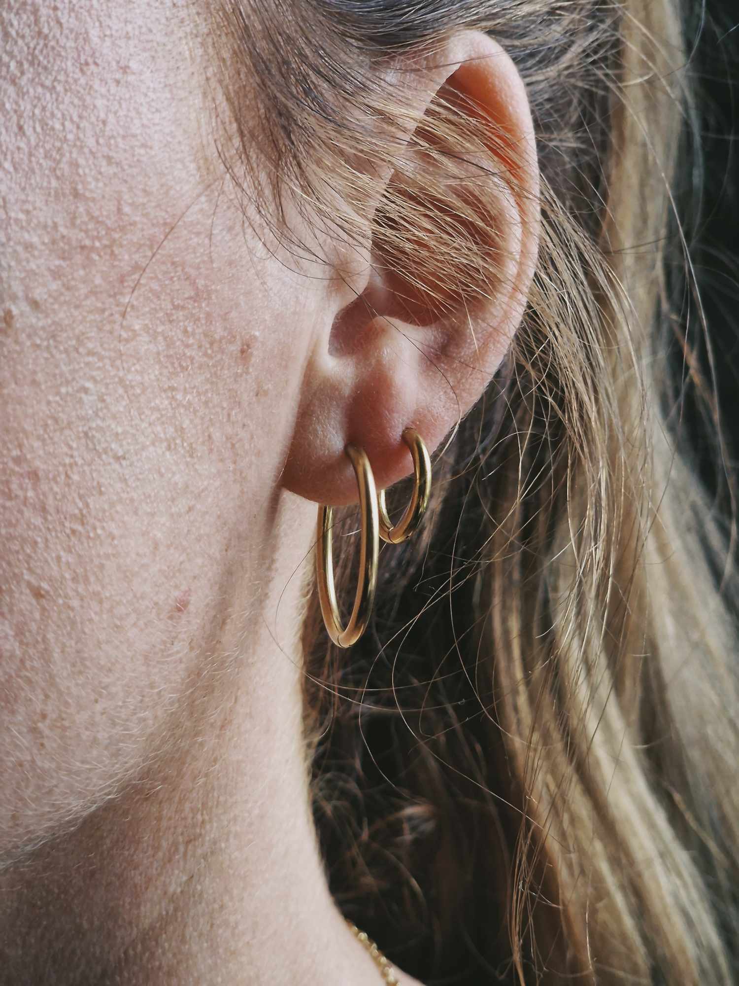 Erarrings johanna, gold color