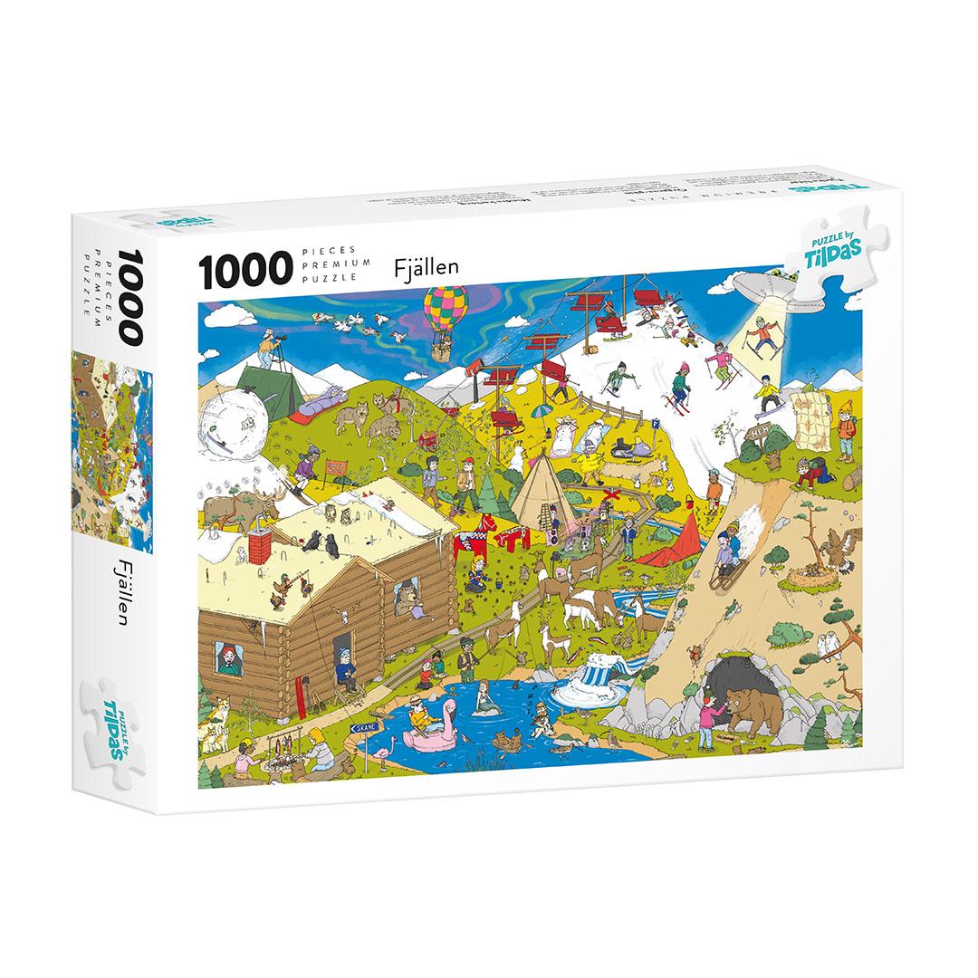 Fjällen 1000 Bitar Tildas