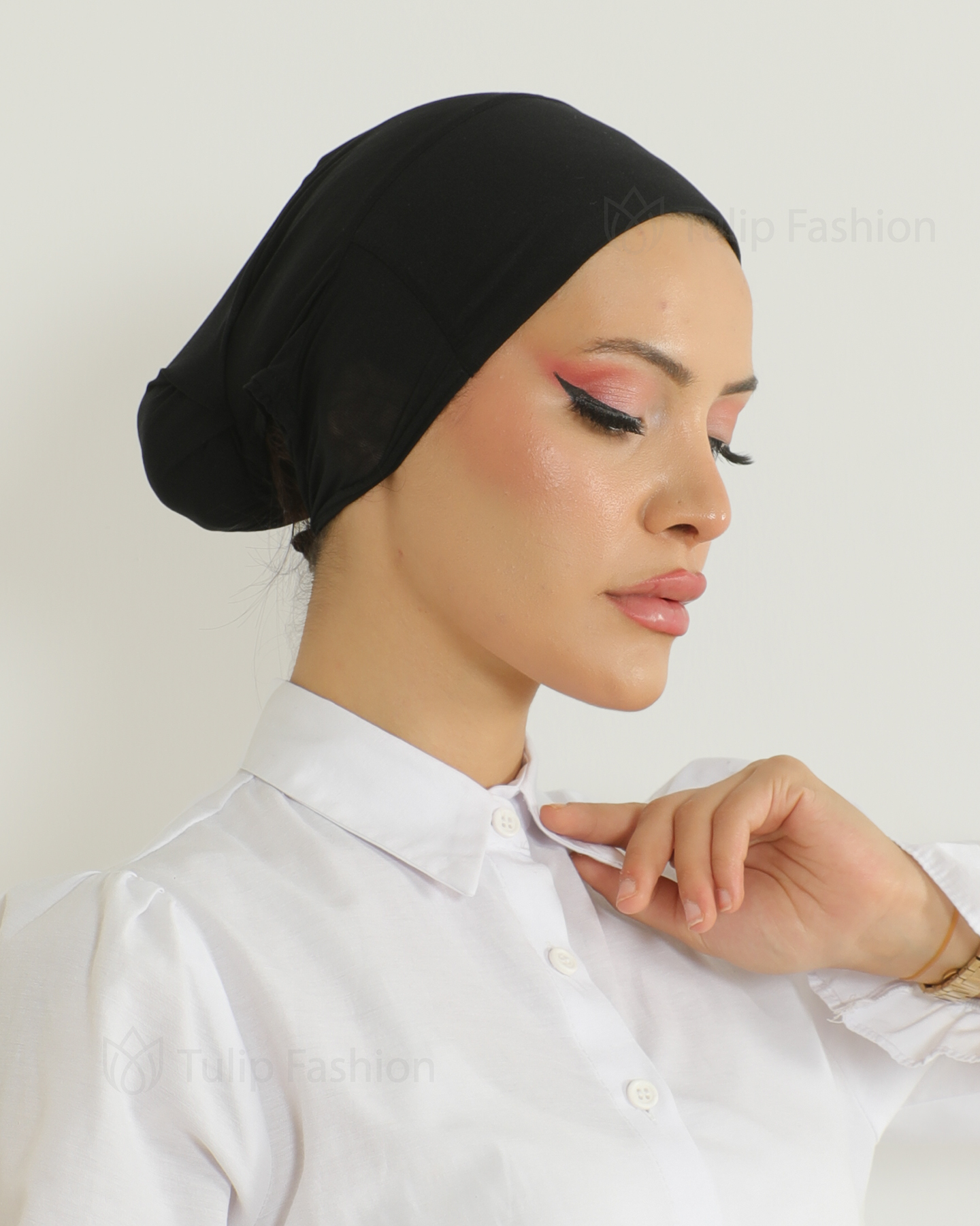Underscarf - Mesh Breathable Tie-back - Black